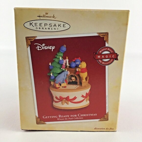 Hallmark Other - Hallmark Keepsake Ornament Disney Winnie The Pooh Getting Ready For Christmas